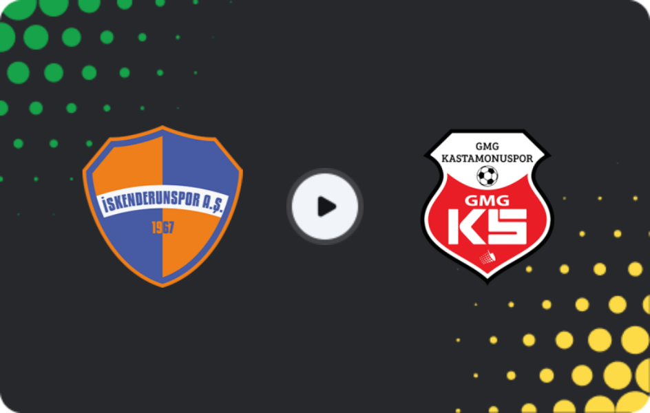 Where to watch İskenderun A.Ş. — Kastamonuspor, 2. Lig, 15.02.2026
