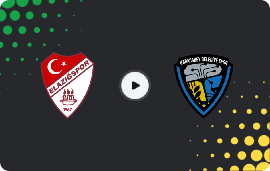 Where to watch Elazığspor — Karacabey Belediyespor, 2. Lig, 15.02.2026