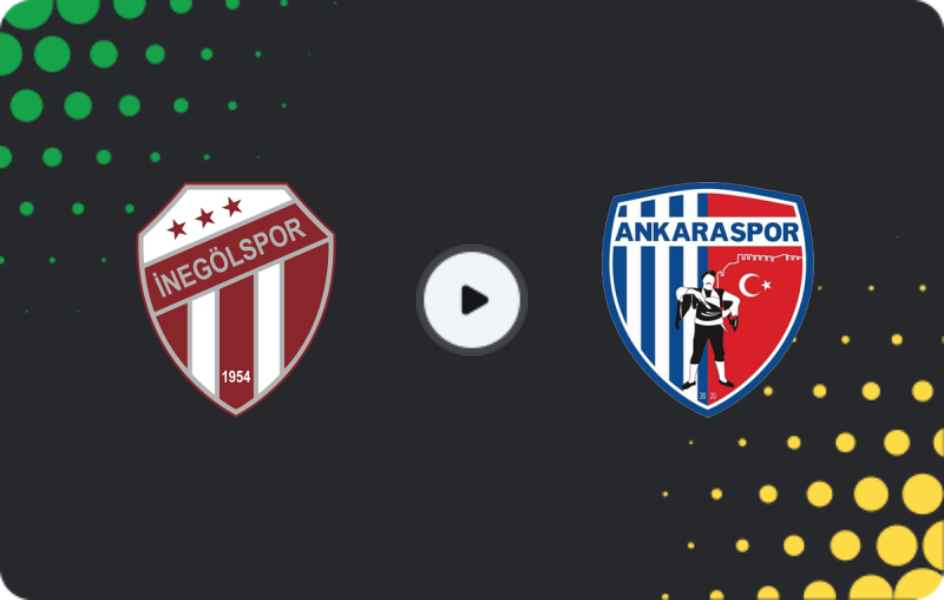 Where to watch İnegölspor — Ankaraspor, 2. Lig, 15.02.2026