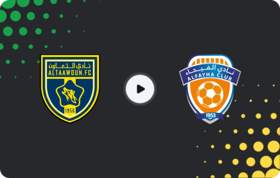 Where to watch Al Taawon — Al Fayha, Pro League, 19.02.2026