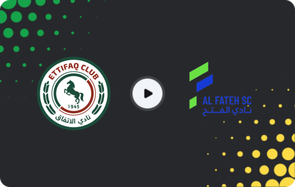 Where to watch Al-Ettifaq — Al Fateh, Pro League, 19.02.2026