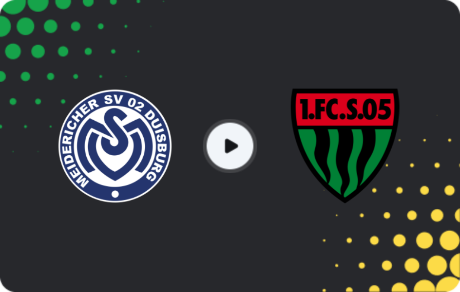 Where to watch Duisburg — Schweinfurt 05, 3. Liga, 21.02.2026