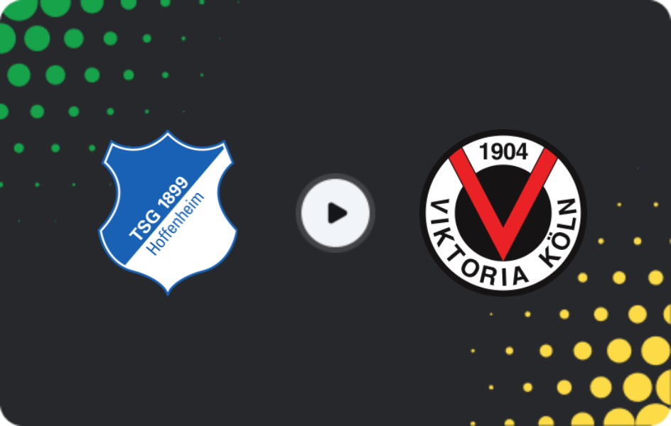 Where to watch Hoffenheim II — Viktoria Köln, 3. Liga, 21.02.2026