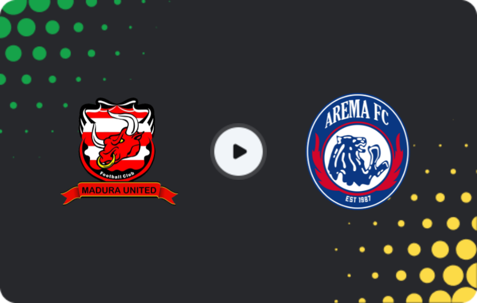 Where to watch Madura United — Arema FC, Liga 1, 21.02.2026
