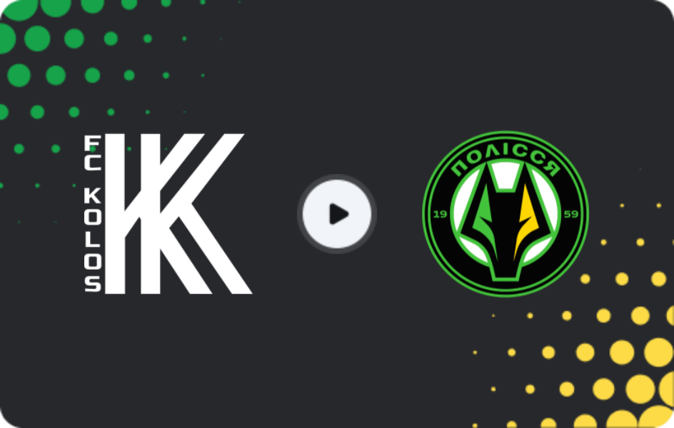 Where to watch Kolos Kovalivka — Polissya, Premier League, 21.02.2026