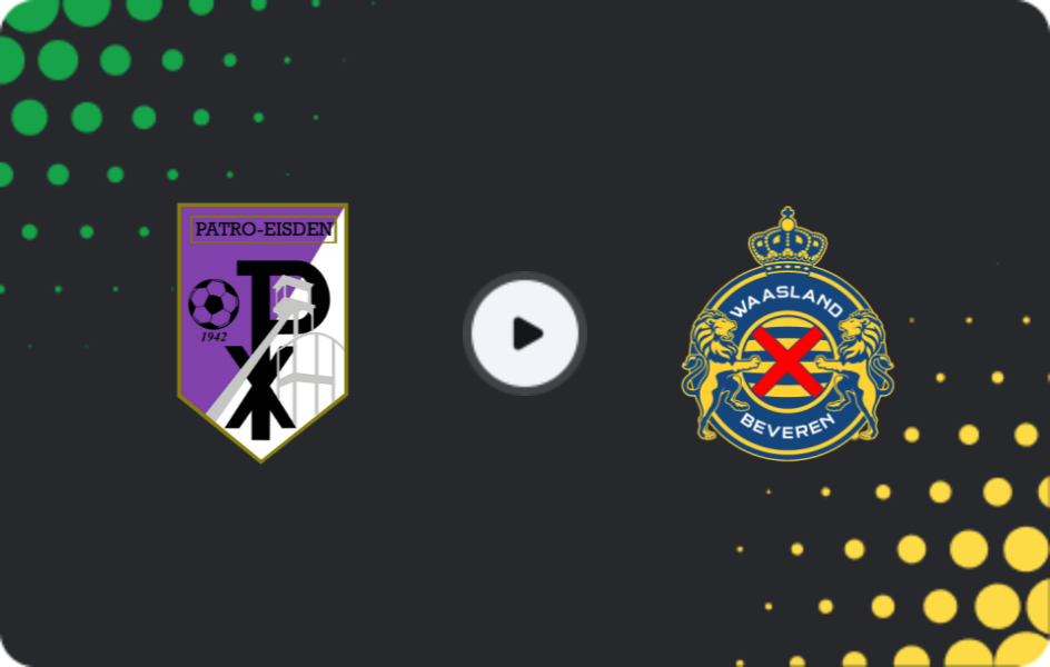 Where to watch Patro Eisden — Waasland-Beveren, Challenger Pro League, 22.02.2026