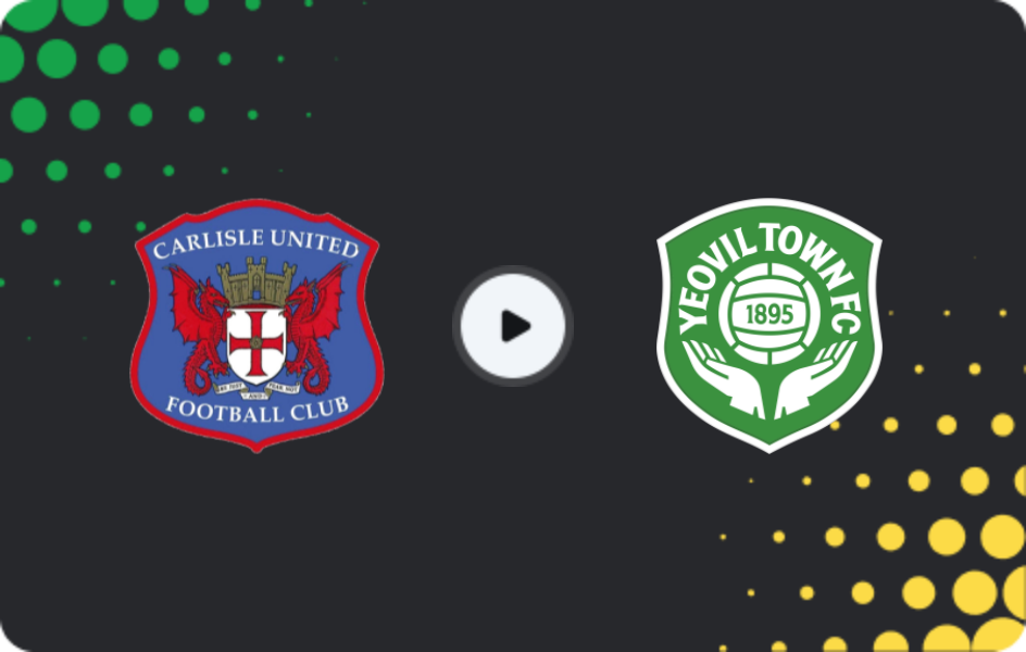 Where to watch Carlisle United — Yeovil Town, National League, 21.02.2026