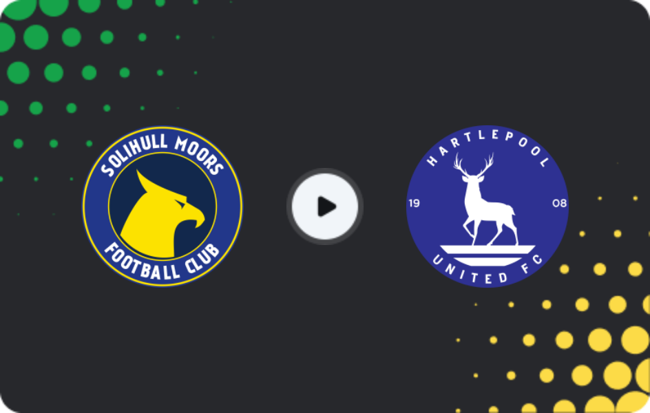 Where to watch Solihull Moors — Hartlepool United, National League, 21.02.2026