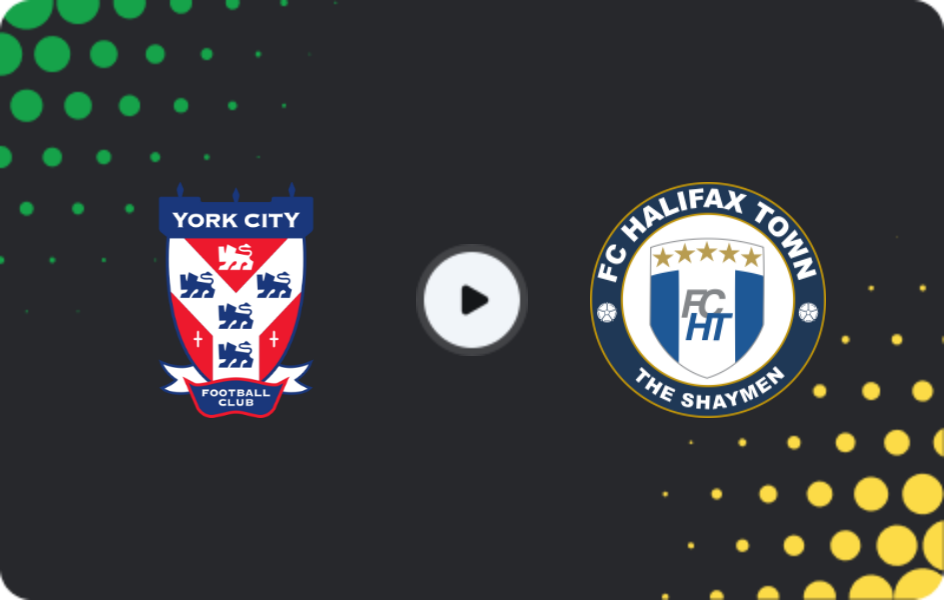 Where to watch York City — Halifax Town, National League, 21.02.2026