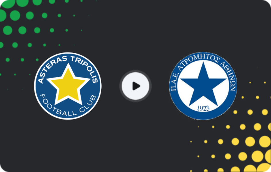 Where to watch Asteras — Atromitos, Super League, 21.02.2026