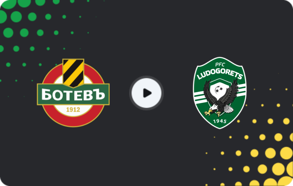 Where to watch Botev Plovdiv — Ludogorets, First League, 21.02.2026