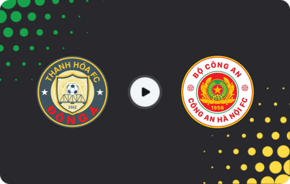 Where to watch Thanh Hóa — Công An Hà Nội, V.League 1, 24.02.2026