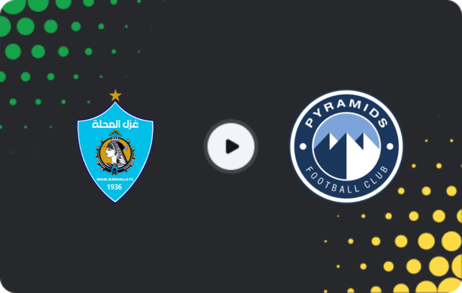 Where to watch Ghazl El Mehalla — Pyramids, Premier League, 24.02.2026