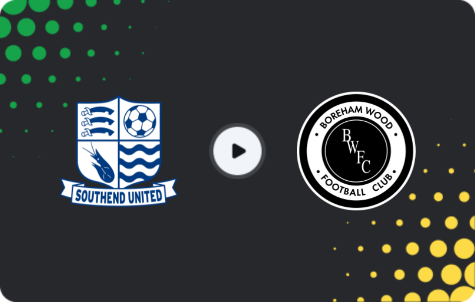 Where to watch Southend United — Boreham Wood, National League, 24.02.2026