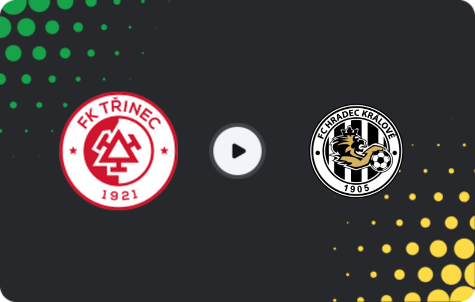 Where to watch Třinec — Hradec Králové, Cup, 01.10.2025