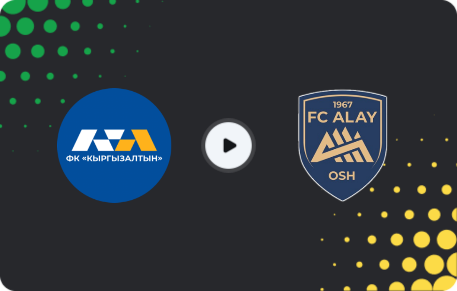 Where to watch Kyrgyzaltyn — Alay, Premier League, 18.10.2025