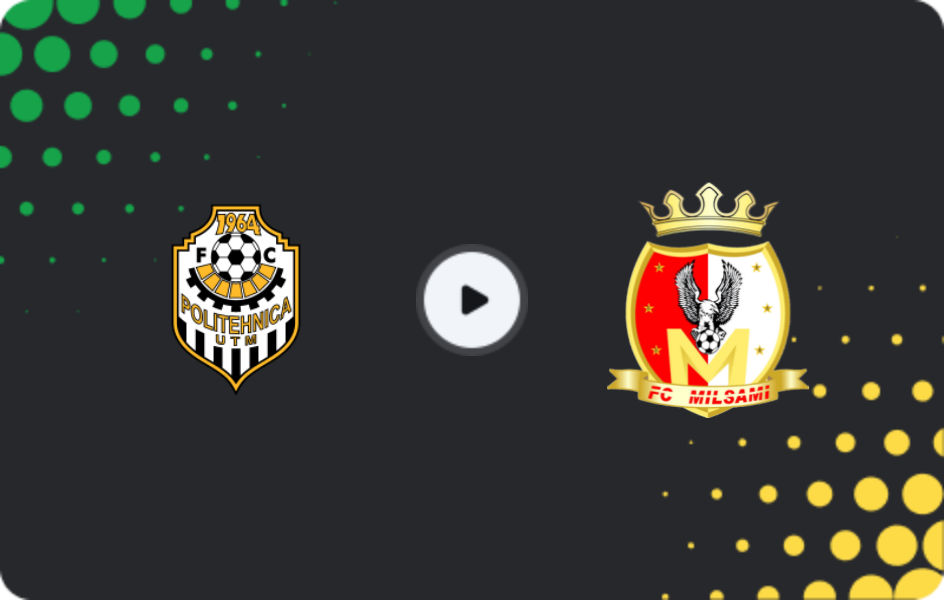 Where to watch Politehnica UTM — Milsami Orhei, Super Liga, 18.10.2025