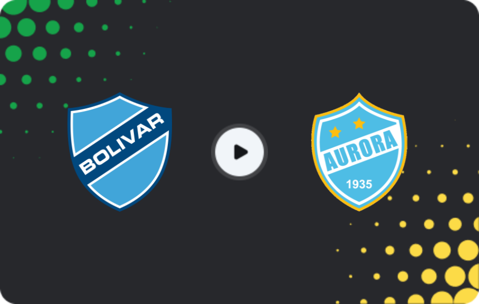 Where to watch Bolívar — Aurora, Primera División, 07.11.2025