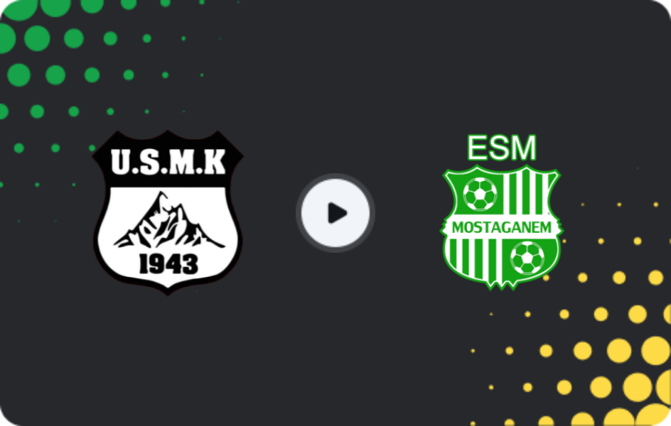 Where to watch Khenchela — Mostaganem, Ligue 1, 08.11.2025