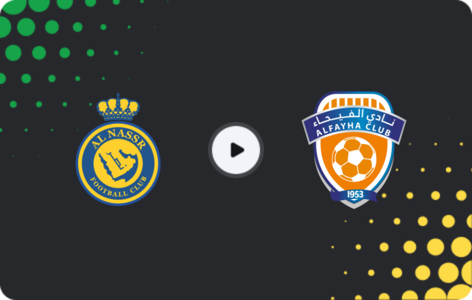 Where to watch Al Nassr — Al Fayha, Pro League, 01.11.2025