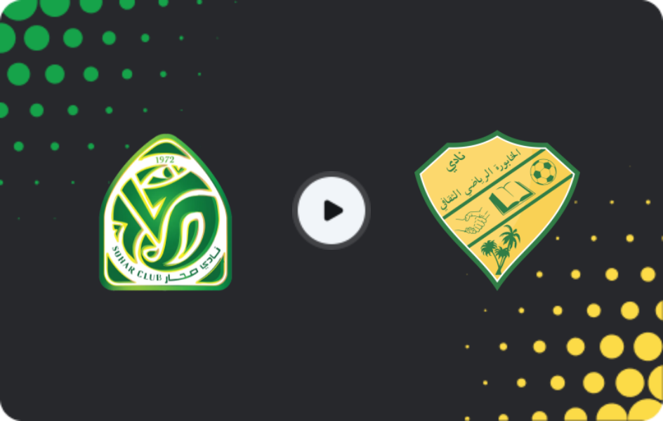 Where to watch Sohar — Al-Khabourah, Professional League, 06.11.2025