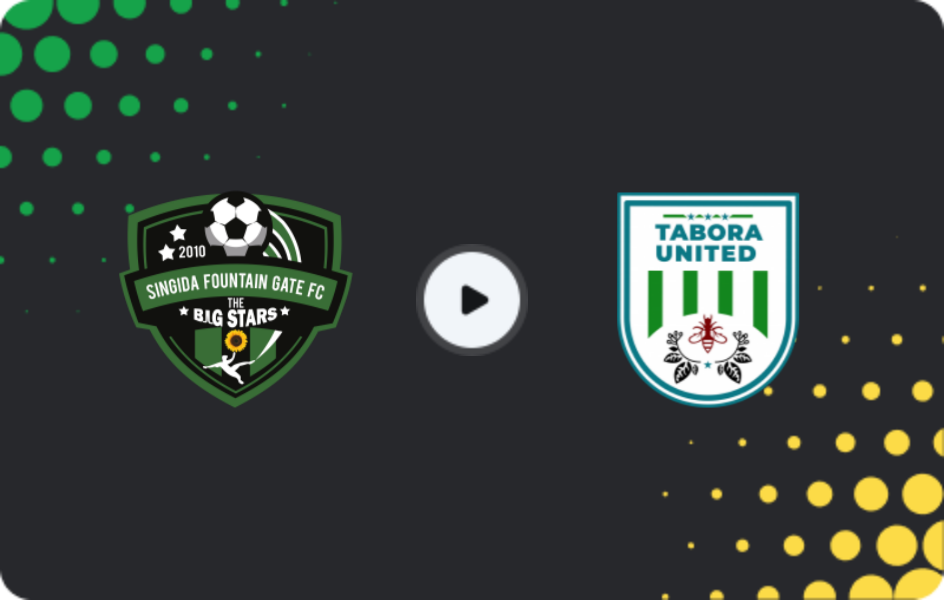 Where to watch Singida Fountain Gate — Tabora United, Ligi kuu Bara, 06.12.2025