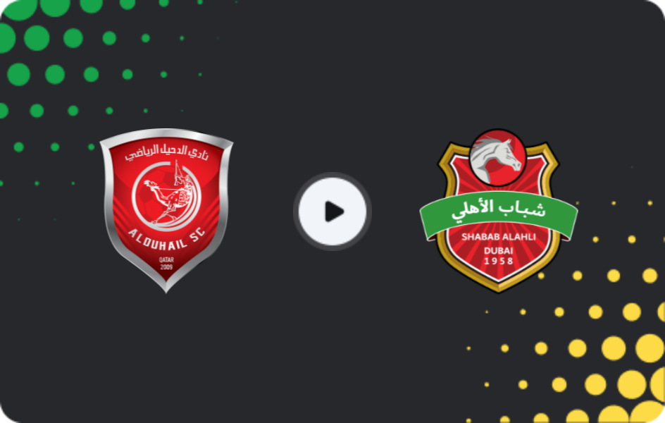 Where to watch Al-Duhail — Shabab Al Ahli Dubai, AFC Champions League, 03.11.2025