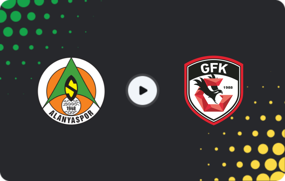 Where to watch Alanyaspor — Gaziantep, Süper Lig, 03.11.2025