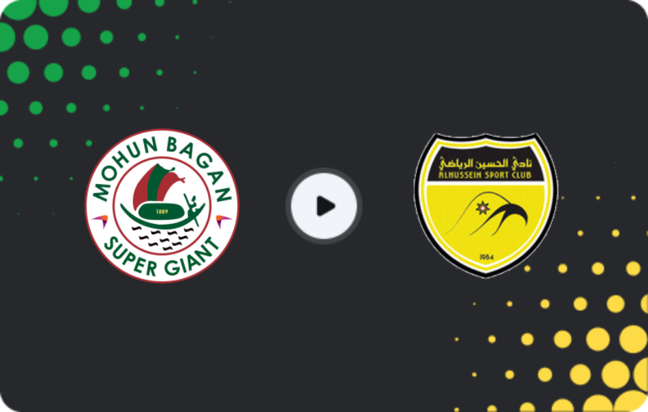 Where to watch ATK Mohun Bagan — Al Hussein, AFC Cup, 04.11.2025