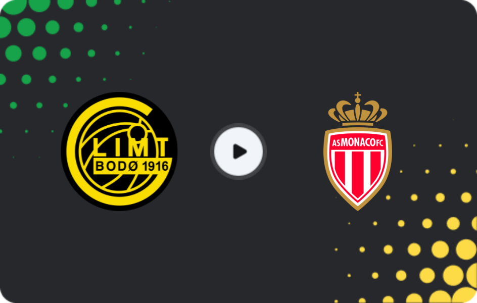 Where to watch Bodo/Glimt — Monaco, Champions League, 04.11.2025