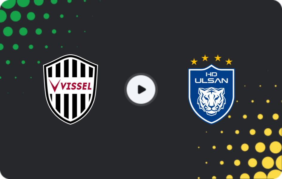 Where to watch Vissel Kobe — Ulsan Hyundai, AFC Champions League, 05.11.2025