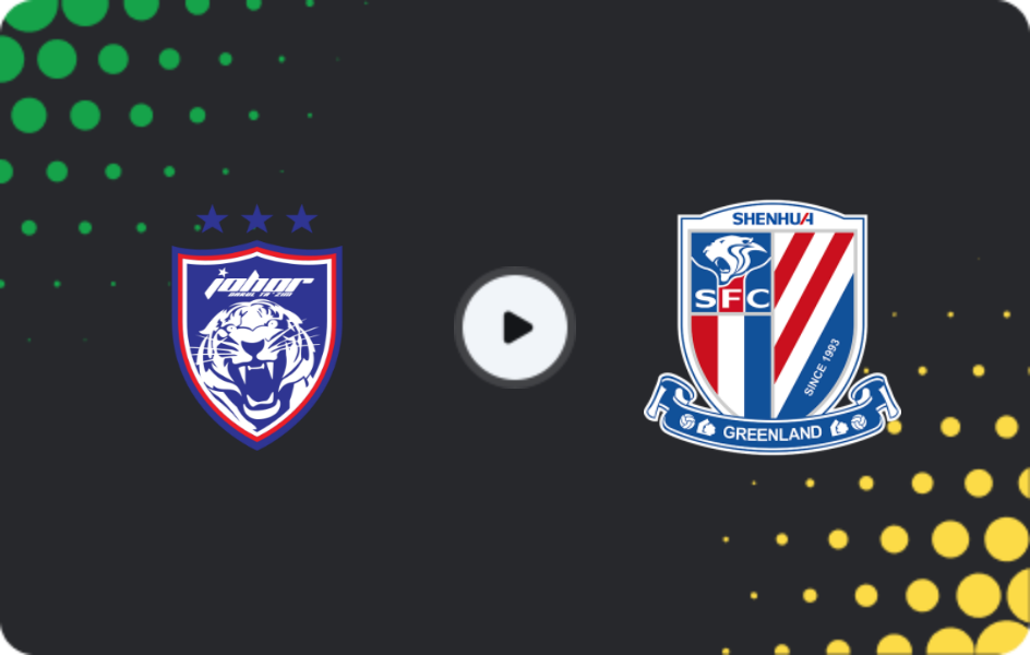 Where to watch Johor Darul Takzim — Shanghai Shenhua, AFC Champions League, 05.11.2025