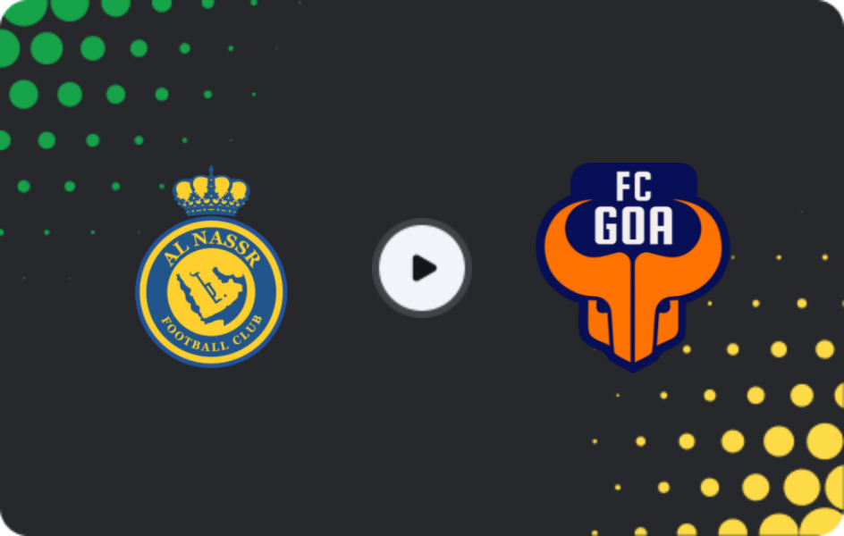 Where to watch Al Nassr — Goa, AFC Cup, 05.11.2025
