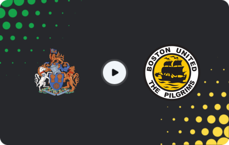 Where to watch Altrincham — Boston United, National League, 05.11.2025