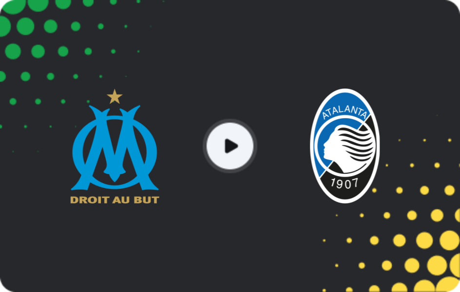 Where to watch Marseille — Atalanta, Champions League, 05.11.2025