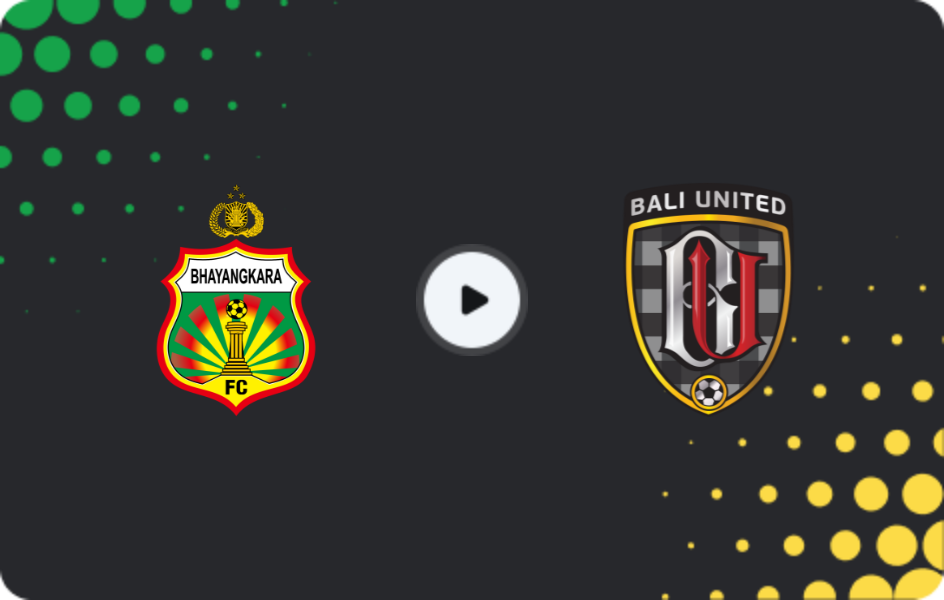 Where to watch Bhayangkara FC — Bali United, Liga 1, 07.11.2025