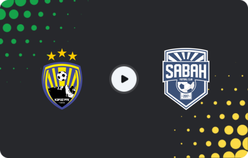 Where to watch Kapaz — Sabah, Premyer Liqa, 09.11.2025