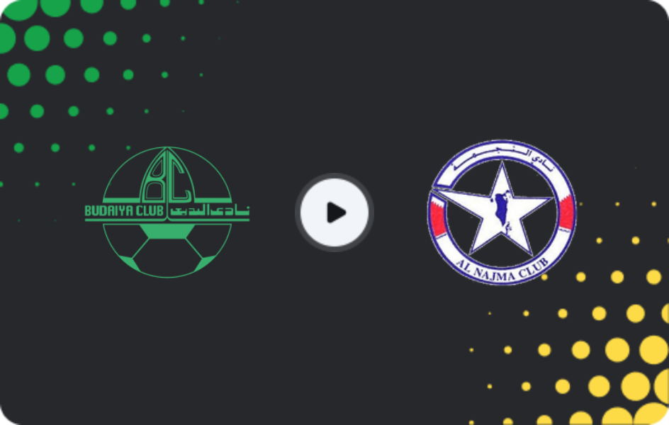 Where to watch Budaiya — Al Najma, Premier League, 08.11.2025
