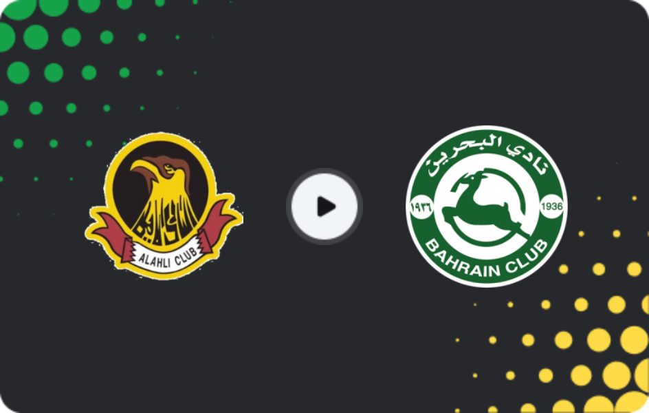 Where to watch Al Ahli — Bahrain SC, Premier League, 07.11.2025
