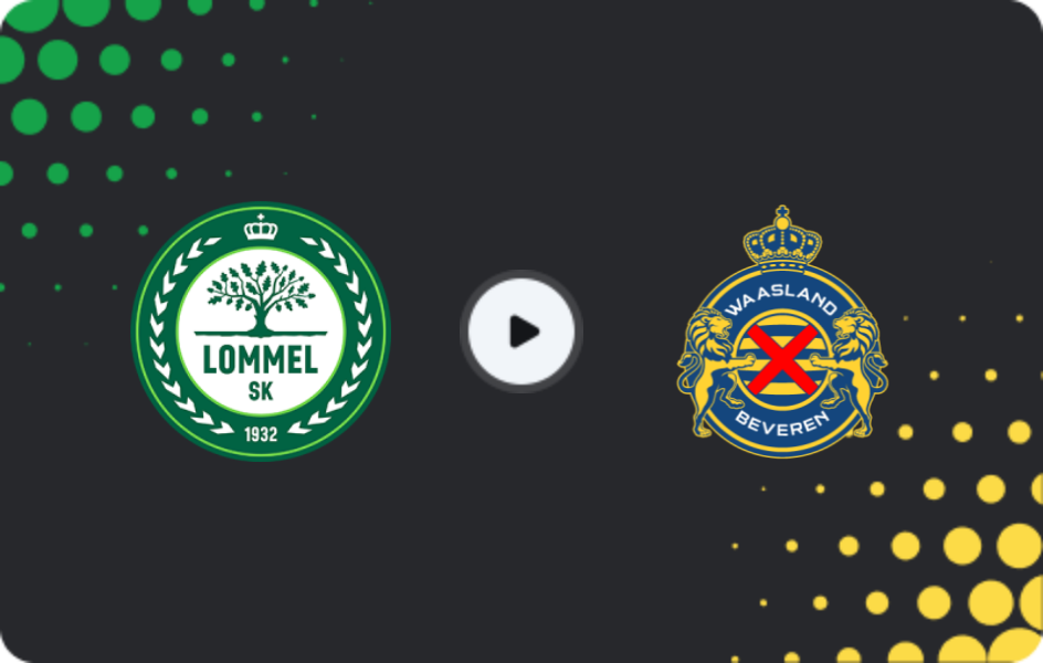 Where to watch Lommel United — Waasland-Beveren, Challenger Pro League, 07.11.2025