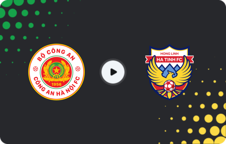 Where to watch Công An Hà Nội — Hồng Lĩnh Hà Tĩnh, V.League 1, 10.11.2025