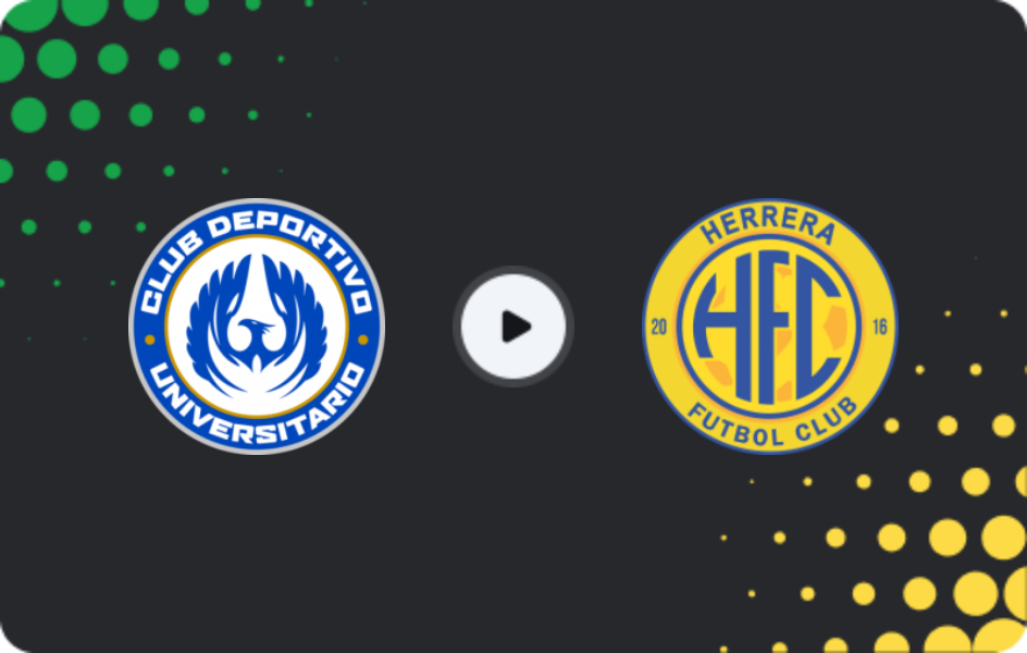 Where to watch Deportivo Universitario — Herrera, Liga Panameña, 14.11.2025