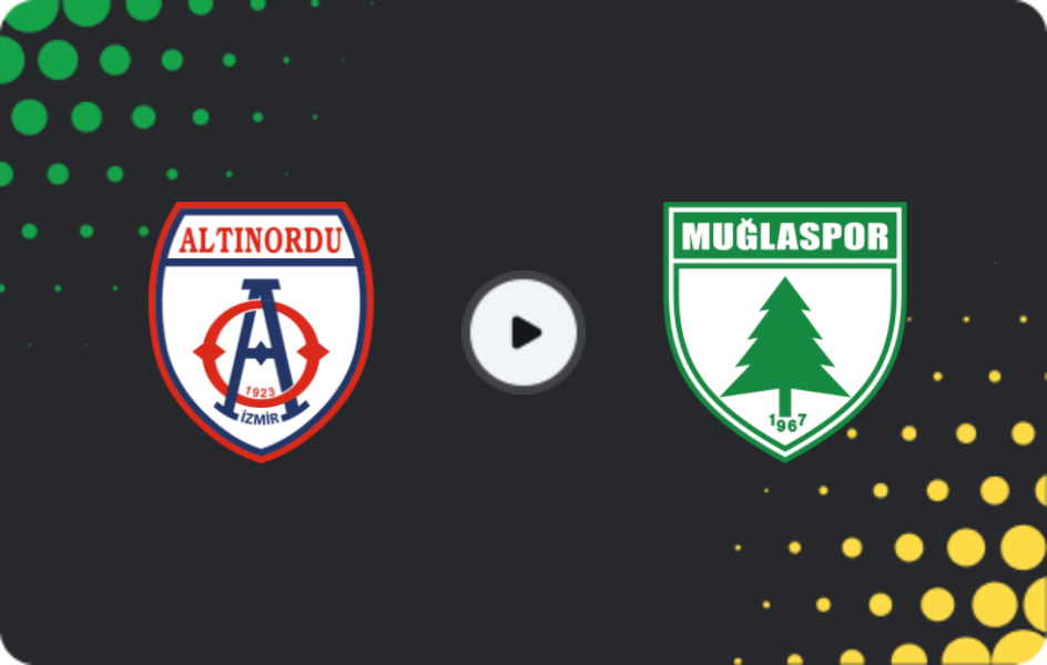 Where to watch Altınordu — Muğlaspor, 2. Lig, 30.11.2025