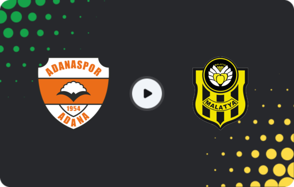 Where to watch Adanaspor — Yeni Malatyaspor, 2. Lig, 29.11.2025