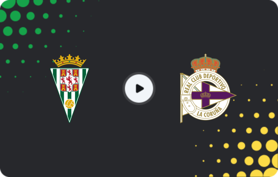 Where to watch Cordoba — Deportivo La Coruna, Segunda, 16.11.2025