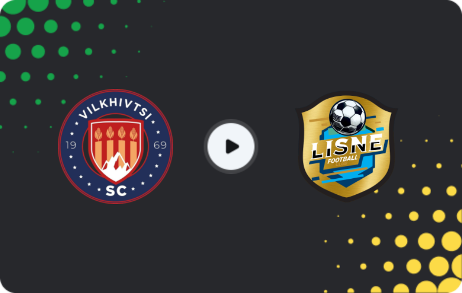 Where to watch Vilkhivtsi — Lisne, Druha Liga, 16.11.2025