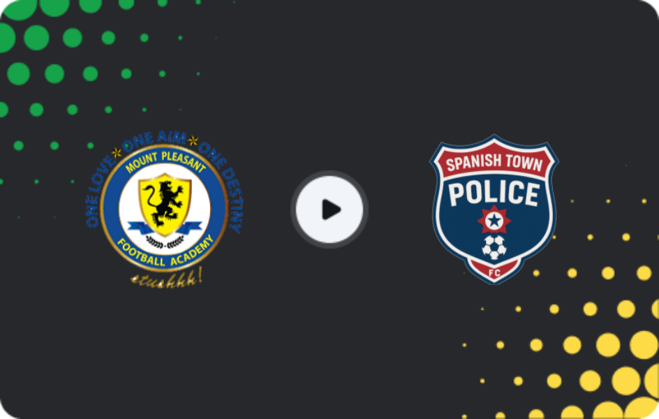Where to watch Mount Pleasant — Spanish Town Police, Premier League, 21.12.2025