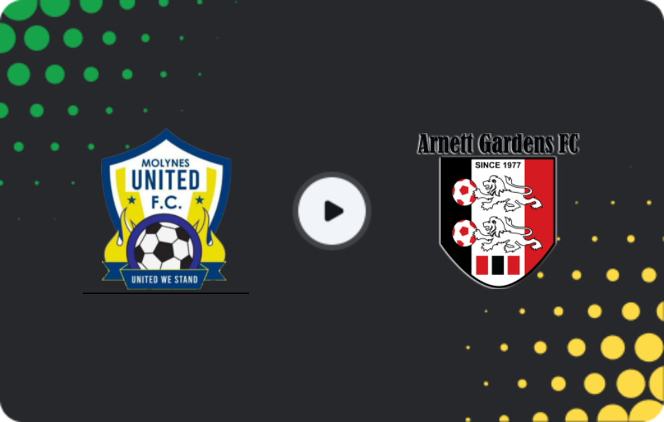 Where to watch Molynes United — Arnett Gardens, Premier League, 22.12.2025