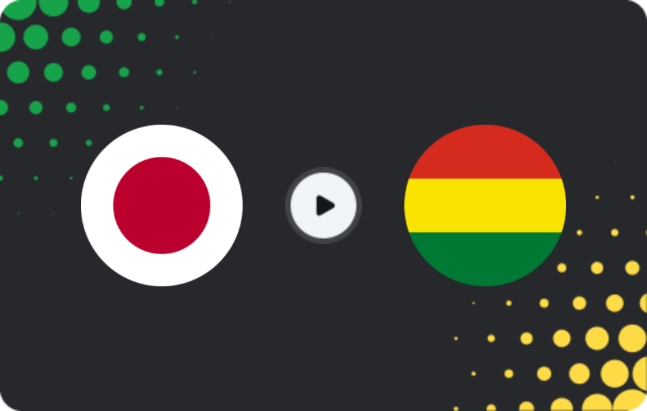 Where to watch Japan — Bolivia, Friendlies, 18.11.2025