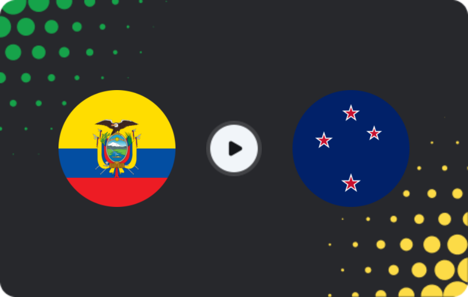 Where to watch Ecuador — New Zealand, Friendlies, 19.11.2025
